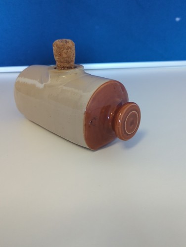 Vintage earthenware hot water - vintage,