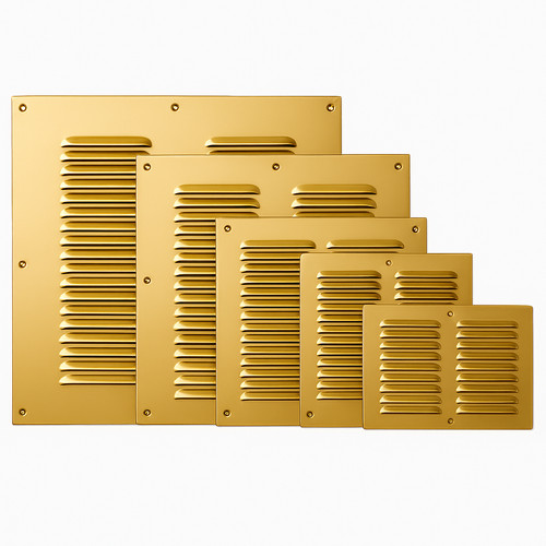 Louvre air vent cover - air, metal