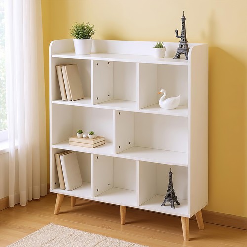 Cube tier bookcase - 4-tier,
