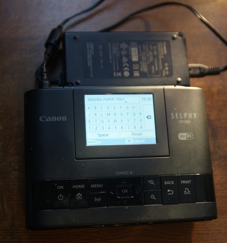 Canon selphy cp1300 power - canon,