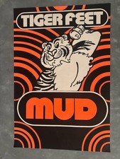 Tiger Feet Mud 1970s Advertising Poster Rare