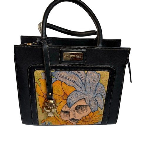 Prison art leather purse - leather,