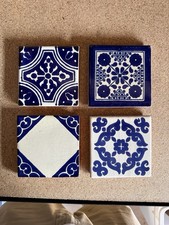 Lot of 4 Ceramic Coasters