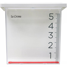 La Crosse Technology Waterfall Rain Gauge - Clear Design