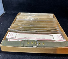 WW2 SURPLUS Never Issued US Military Wristwatch XL Band 16mm 5/8" NO REPRO B1FL