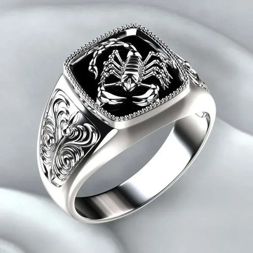 Scorpion ring stainless - ring, steel