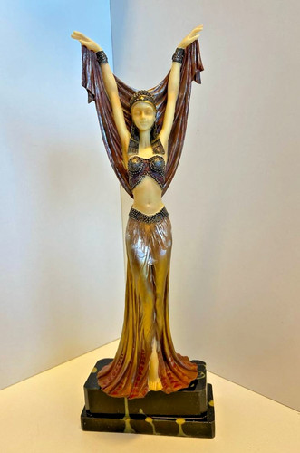 Art deco style lady - art,