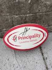 Signed Wales Rugby Ball Josh Navidi - Limited Edition Principality Gilbert Ball