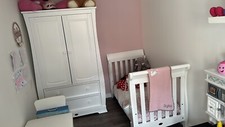 USED but Good Condition Boori sleigh cotbed And Wardrobe