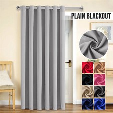 Blackout Door Curtain Thick