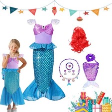 Girls Ariel Mermaid Costume