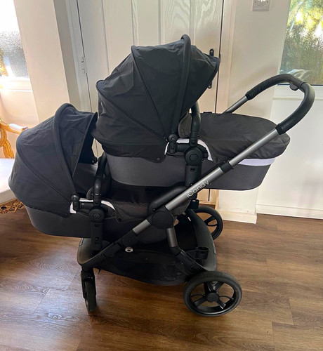 Icandy orange double pushchair - icandy,