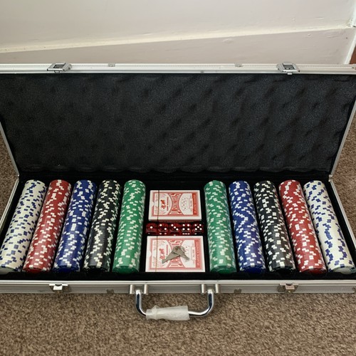 500 poker chips set 12g - set, with