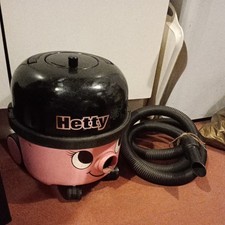 Numatic Hetty HET 200A Canister Vacuum Cleaner Pink & Black Corded 230V 1200W