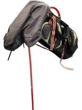 Nike Stand Golf Bag Dual Strap System Lightweight Red Stand Mechanism