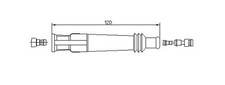 Spark plug connector 13226/5