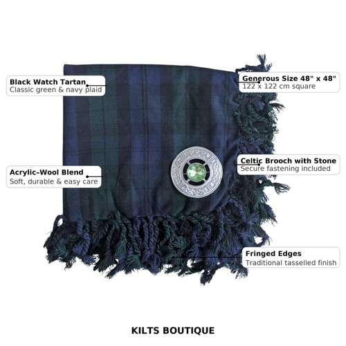 Black watch tartan fly - fly, plaid