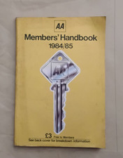 AA Members Handbook1984/85