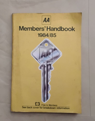 Members handbook1984 85 - members, handbook1984/85
