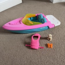 Barbie Boat with Puppy and