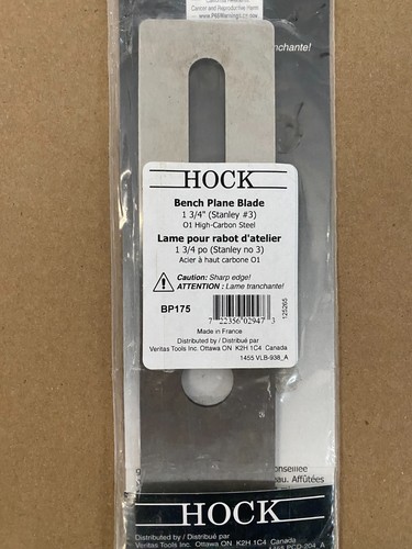 Hock bench plane blade 1 - bench,