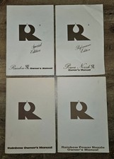 Rainbow vacuum manuals - vacuum,