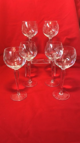 Set vintage hock etched - of,