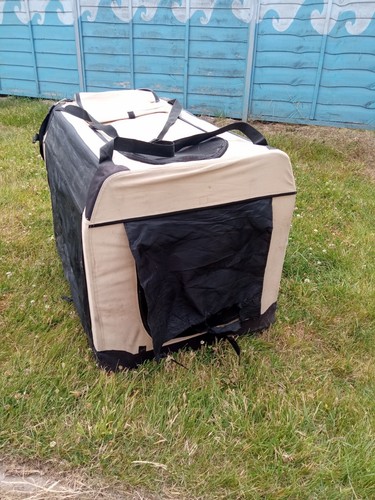 Folding dog crate xlarge - folding,