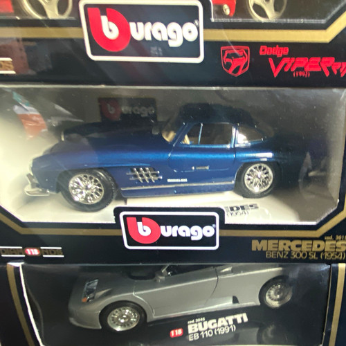 Bburago mercedes benz 300 - 300, sl