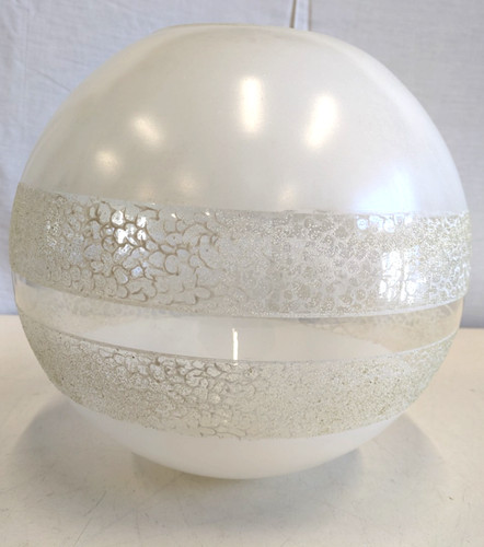 Large antique etched frosted - large,