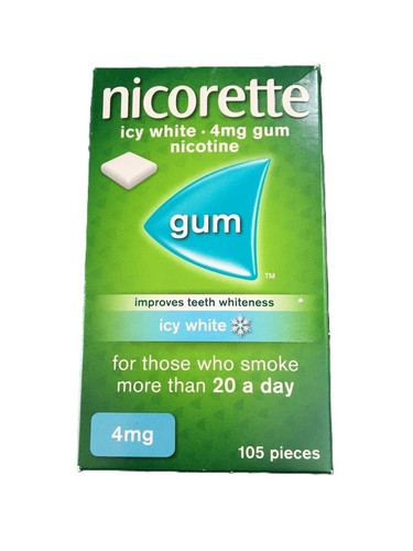 105 nicorette gum 4mg - x,