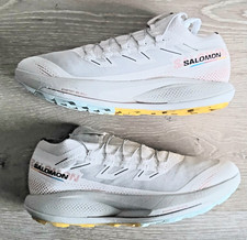 Ladies Salomon Pulsar Trail 2 Pro White trail running shoes size 8