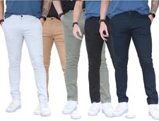 Mens Boys Slim Fit Cotton