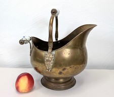 Antique Edwardian Brass Coal