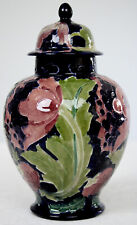 Charlotte Rhead Seed Poppy Vase & Cover, Bursley Ware, by Wood & Sons 1915-1920