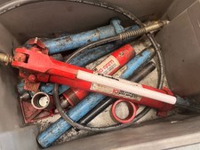 Clarke Strong-Arm 10 Ton Hydraulic Body Repair Kit Porta Power Ram Set Workshop