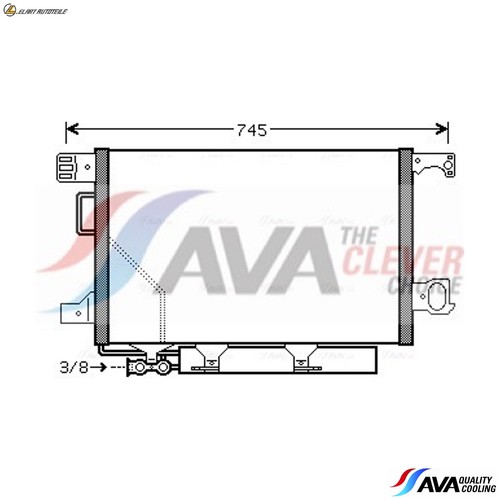 Condenser air conditioning - condenser,