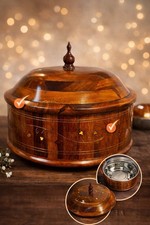 Handcrafted Wooden Hot Pot