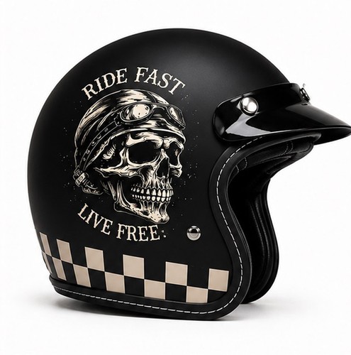 Vintage skull cafe racer - vintage,
