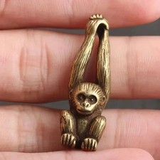 Small Brass Monkey Figurine