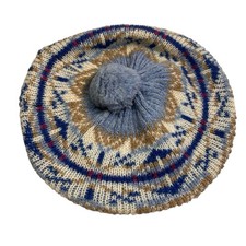 Vintage Fair Isle Knit Beret