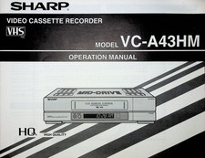 Sharp Video Recorder VC-A43HM