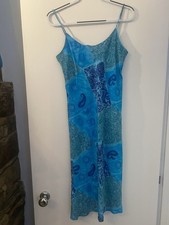 Amaranto Y2K Style Dress Blue