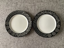 Habitat Scraffito Made in Japan - Tea / Side Plates - Set of 2