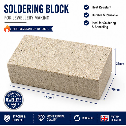 Jewellery soldering block - soldering,