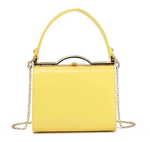 Women vintage patent box - women's,