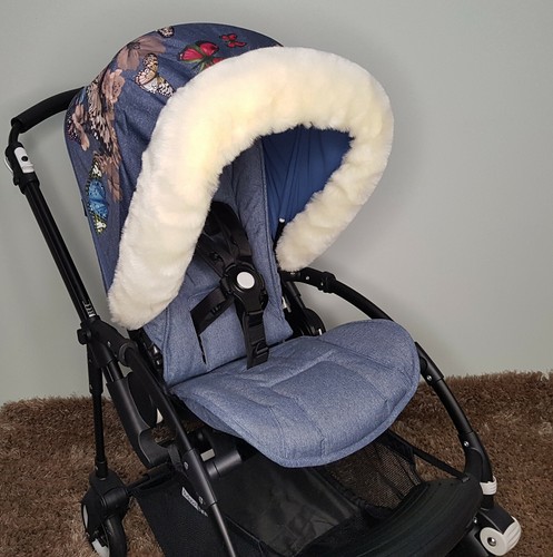 Pram fur for - for, hood
