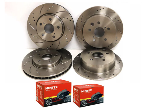 Front rear drilled grooved - rear,