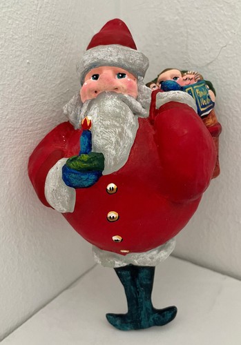 Vintage santa claus ornament - vintage,