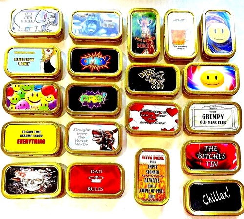 Tobacco tin pill bait - tin,